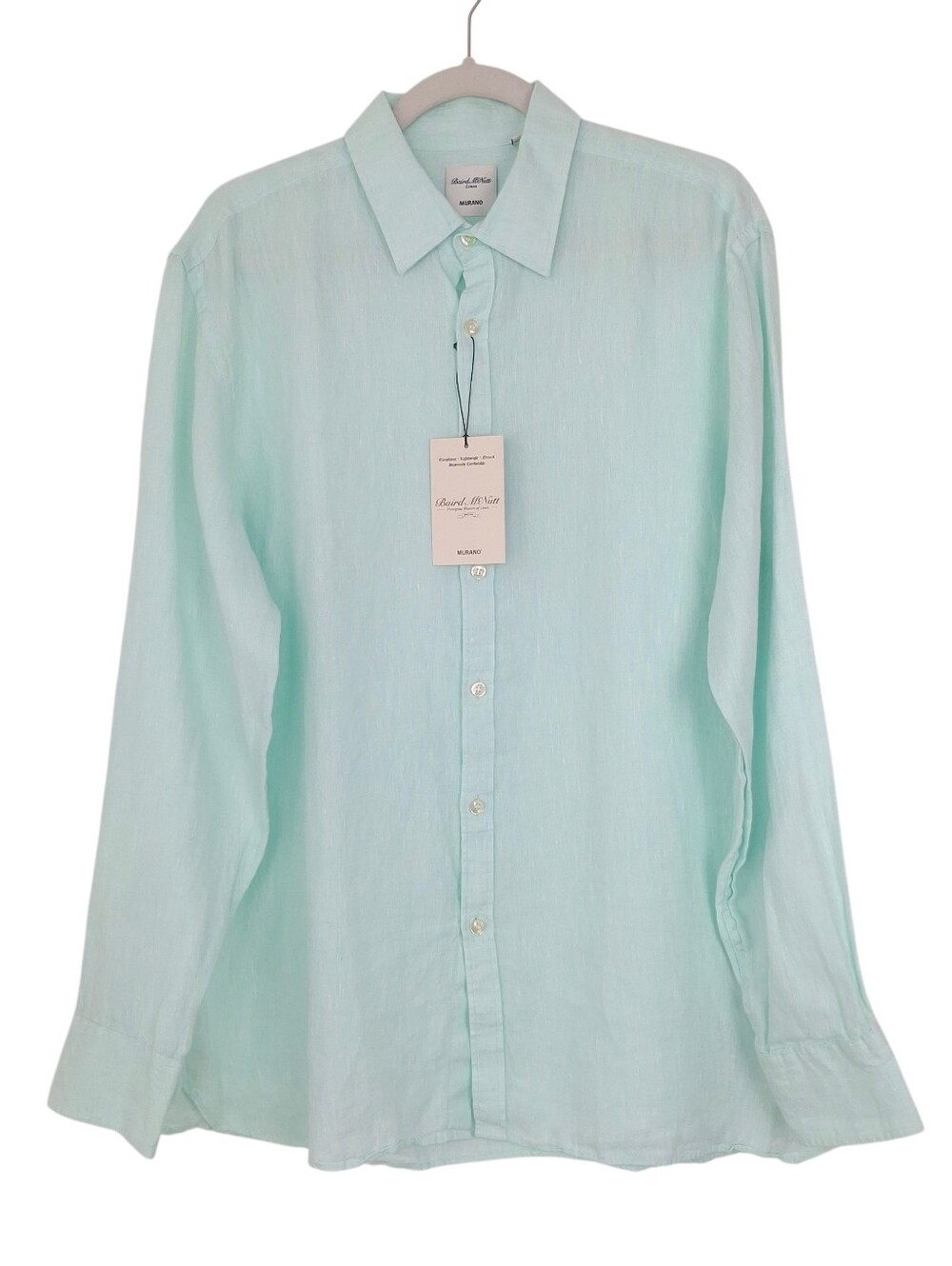Baird McNutt Murano linen shirt long sleeve coastal summer preppy resort wear